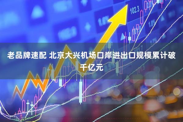 老品牌速配 北京大兴机场口岸进出口规模累计破千亿元